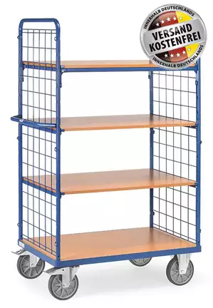 Etagenwagen 8413 mit Drahtgitter